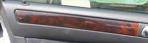 Audi A6 4B C5 Verkleidung Klappe Abdeckung Dekor Holz Optik Nußbaum (170947)