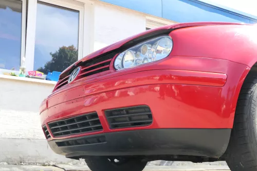 VW Golf 4 1J Stoßstange vorne Stoßfänger vorn rot LP3G (171075)