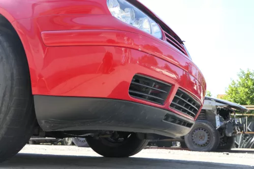 VW Golf 4 1J Stoßstange vorne Stoßfänger vorn rot LP3G (171075)