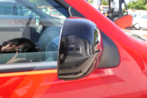 Golf 4 Bora elektrischer Spiegel vorne rechts Außenspiegel schwarz LC9Z Glas BLA (171084)