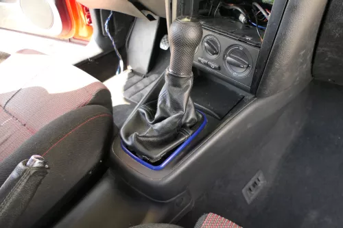 Golf 4 Bora Schaltknauf Schaltsack Schaltung Schaltknüppel Benziner 1,6 1,4 blau (171091)
