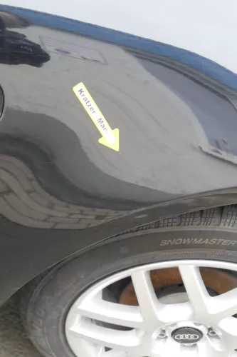 Audi A3 8L Kotflügel vorne rechts schwarz LY9B (171100)