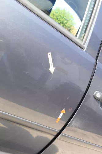 VW Golf 4 Limousine Tür hinten rechts grau blau blue LC7V (KEINkombi) (171124)