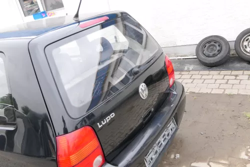 VW Lupo 6X Heckklappe Klappe Kofferraumklappe Scheibe schwarz L041 (171143)