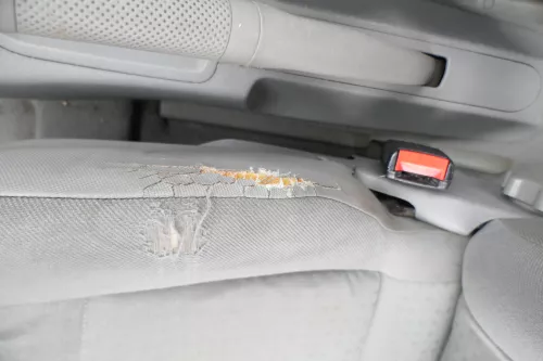 Seat Arosa VW Lupo Sitz vorn links Fahrersitz Höhenverstellung höhenverste grau (171147)