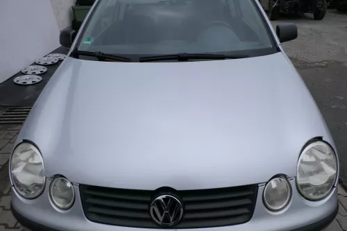 VW Polo 9N Motorhaube Klappe vorne silber grau LA7W reflexsilber bisca.Bj.2004
