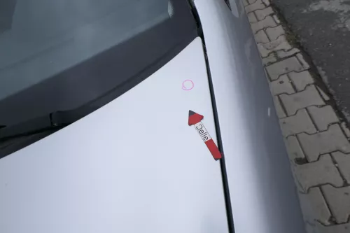 VW Polo 9N Motorhaube Klappe vorne silber grau LA7W reflexsilber bisca.Bj.2004 (171149)