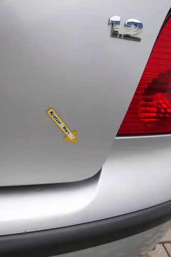 VW Polo 9N Fun Heckklappe Kofferraumklappe Klappe hinten silber LA7W metal (171155)