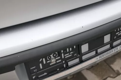 VW Polo 9N 9N3 Stoßstange Heckstoßstange hinten silber grau LA7W (171157)