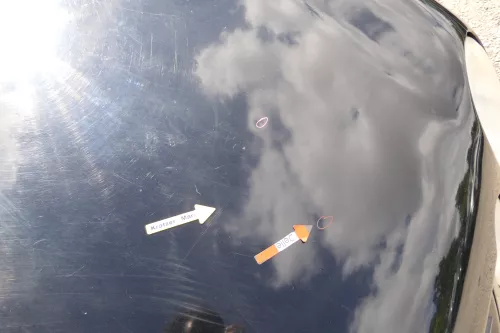 VW Polo 9N Motorhaube Klappe Haube vorne schwarz L041 bis ca. Bj. 2004 (171181)