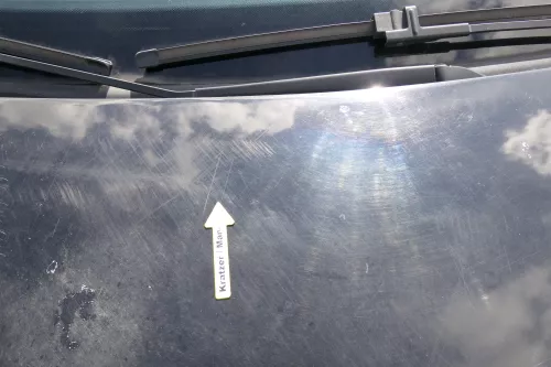 VW Polo 9N Motorhaube Klappe Haube vorne schwarz L041 bis ca. Bj. 2004 (171181)