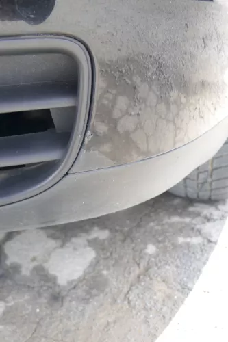 VW Polo 9N Stoßstange Frontstoßstange vorne schwarz L041 + Grill (171182)