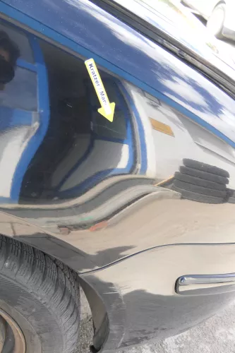 VW Polo 9N Kotflügel vorne rechts schwarz L041 bis ca.Bj.2004 (171183)