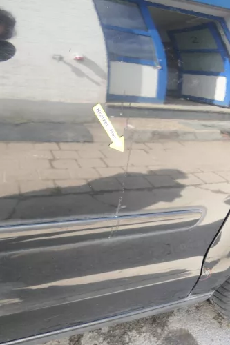 VW Polo 9N 9N3 Tür vorne rechts Beifahrertür 2/3-Türer schwarz L041ohneAnbauteil (171184)