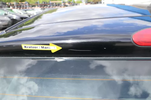 VW Polo 9N3 9N Heckklappe Kofferraumklappe Klappe schwarz L041 - Scheibe (171187)