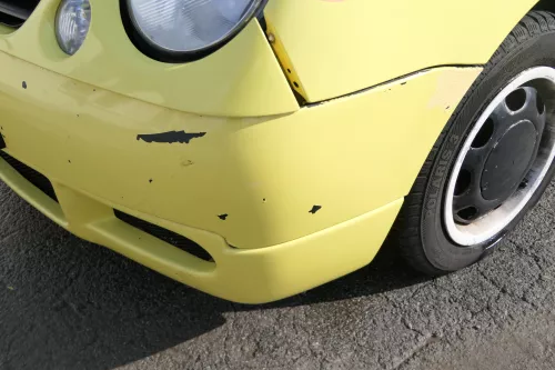 VW Lupo 6X Stoßstange vorne Frontstoßstange Stoßfänger gelb LD1B Sport (171239)