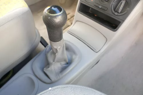 VW Lupo Polo 6N Schaltknauf Schaltsack Schaltung Schaltknüppel grau