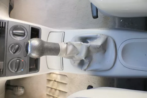 VW Lupo Polo 6N Schaltknauf Schaltsack Schaltung Schaltknüppel grau (171252)