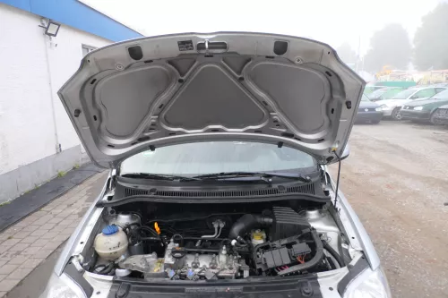 VW Fox 5Z Motorhaube Klappe vorn vorne Haube silber LA7W (171255)