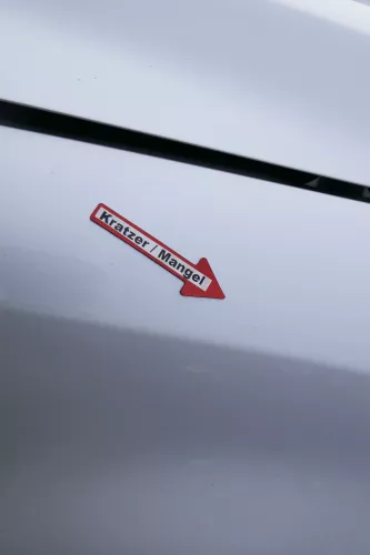 VW Fox Kotflügel vorne links silber LA7W grau (171258)