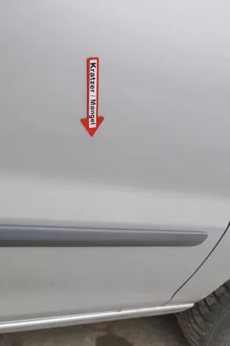 VW Fox 5Z Tür vorne rechts Beifahrertür silber LA7W grau (171259)