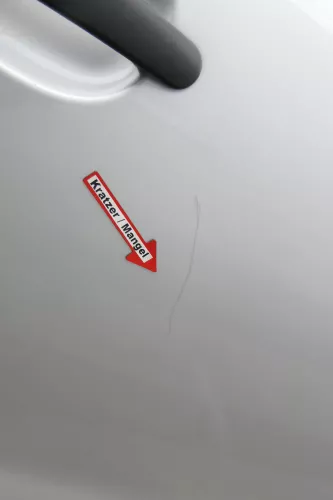 VW Fox 5Z Tür vorne rechts Beifahrertür silber LA7W grau (171259)