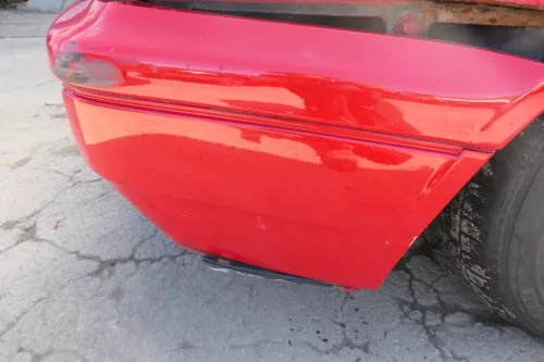 VW Golf 3 auch Cabrio Stoßstange vorne Stoßfänger vorn rot LP3G lackiert (171271)