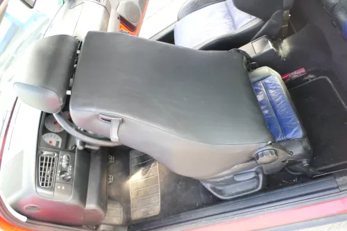 VW Golf 3 1H Limousine 2/3-Türer Sitze vorne und hinten Leder Ledersitze blau  (171290)