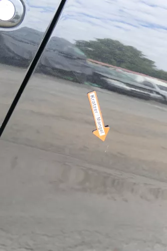 Seat Leon 1P Tür hinten links schwarz LC9Z metallic - ohne Anbauteile (171313)