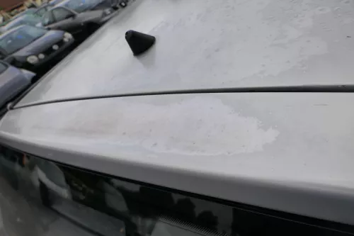 VW Polo 6N Heckklappe Klappe hinten Kofferraumklappe mit Scheibe silber LB7Z (171405)