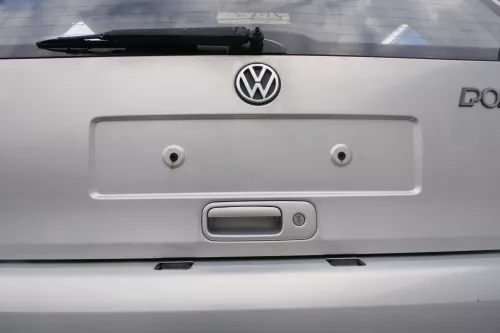 VW Polo 6N Heckklappe Klappe hinten Kofferraumklappe mit Scheibe silber LB7Z (171405)