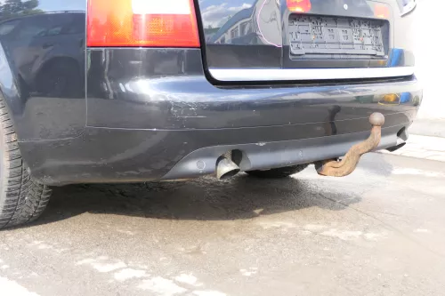 A6 4B Kombi Avant Stoßstange hinten Heckstoßstange schwarz LZ9W Facelift + PDC (171416)