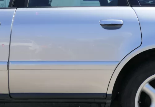 Audi A4 B5 Tür nur Türblatt hinten links silber LY7W - Facelift