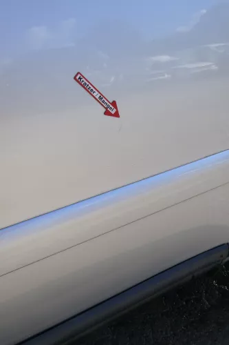 Audi A4 B5 Tür nur Türblatt hinten links silber LY7W - Facelift (171451)