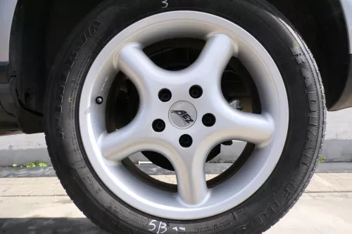 4x A4 B5 A6 4B Alufelgen 205/55 R16 91V Sommerreifen Reifen KBA 44409 AEZ 3-5mm (171472)