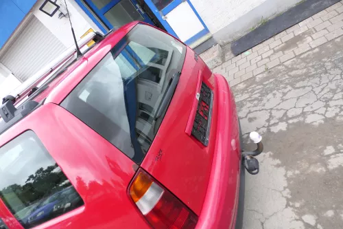 VW Polo Kombi Variant 6KV Heckklappe Klappe hinten Kofferraumklappe rot LY3D (171482)