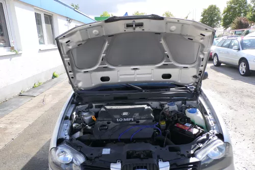 Seat Arosa 6H Facelift Motorhaube Haube Klappe vorne grau silber LS7N (171498)