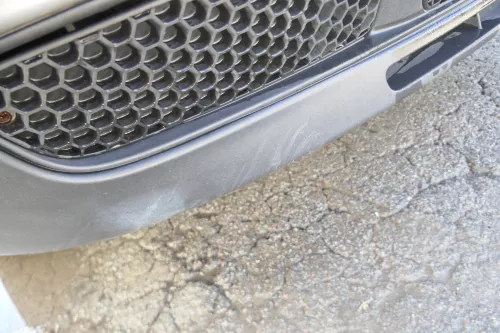 Seat Arosa 6H Stoßstange Frontstoßstange vorne grau silber LS7N Facelift + Grill (171499)