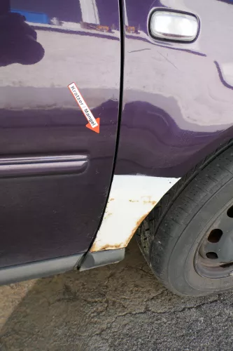 Audi A3 8L Tür Türblatt vorne rechts Beifahrertür lila merlin LZ3W  2/3-Türer (171522)