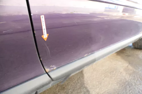 Audi A3 8L Tür Türblatt vorne rechts Beifahrertür lila merlin LZ3W  2/3-Türer (171522)