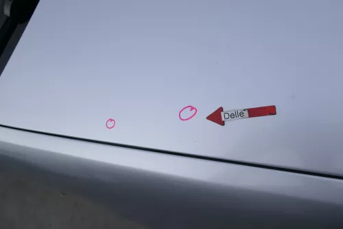 Skoda Fabia 6Y Motorhaube Klappe vorne silber grau LF7T mit Grill vorn (171561)