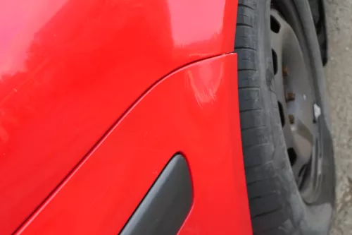 VW Golf 4 1J Stoßstange vorne Stoßfänger vorn rot LP3G (171592)