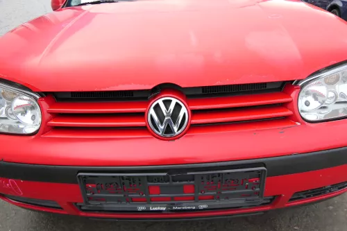VW Golf 4 1J Stoßstange vorne Stoßfänger vorn rot LP3G (171592)