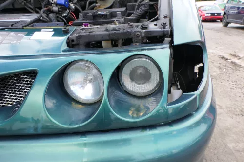 VW Sharan 7M 2x Scheinwerfer + Kühlergrill Grill Projekt Zwo Sport grüN LC6P (171627)