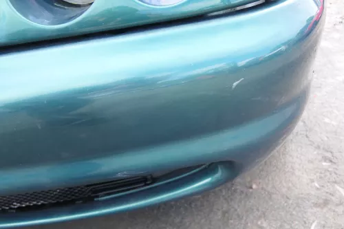 VW Sharan 7M Stoßstange Frontstoßstange vorne Projekt Zwo Sport grün LC6P (171628)