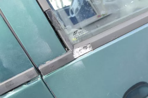 Sharan 7M Alhambra Tür rechts vorne Beifahrertür bis Bj1999 ohne Anbau grün LC6P (171630)