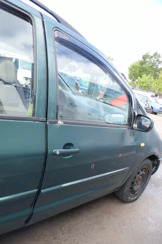 Sharan 7M Alhambra Tür rechts vorne Beifahrertür bis Bj1999 ohne Anbau grün LC6P (171630)