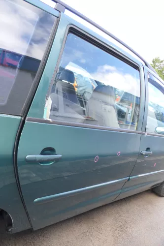 VW Sharan 7M Seat Alhambra Tür hinten rechts bis ca. Bj.1999 -  grün LC6P (171631)