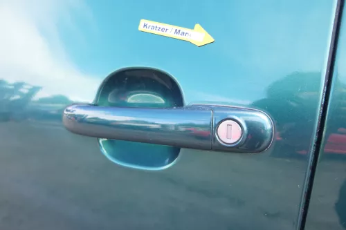 Sharan 7M Alhambra Tür links vorne Fahrertür grün LC6P bis Bj1999 ohne Anbaute (171633)