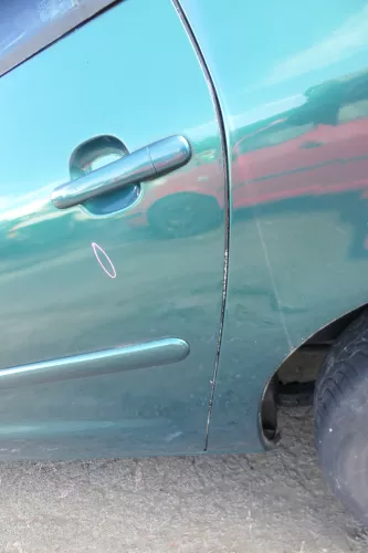 VW Sharan 7M Seat Alhambra Tür links hinten bis ca. Bj.1999 grün LC6P (171634)